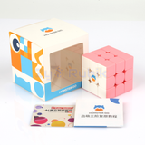  Rubik 3x3x3 GAN Monster Go Cloud Pink (Stickerless hồng) - Đồ Chơi Rubik 3 Tầng - ZyO Rubik 