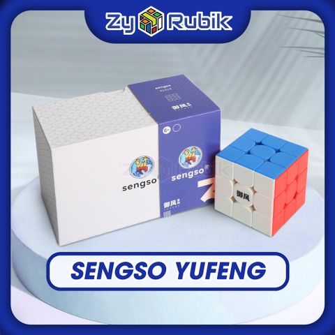  Rubik 3x3x3 Sengso Yufeng v1_v2 3x3 Stickerless Có Nam Châm- Đồ Chơi Trí Tuệ- Zyo Rubik 
