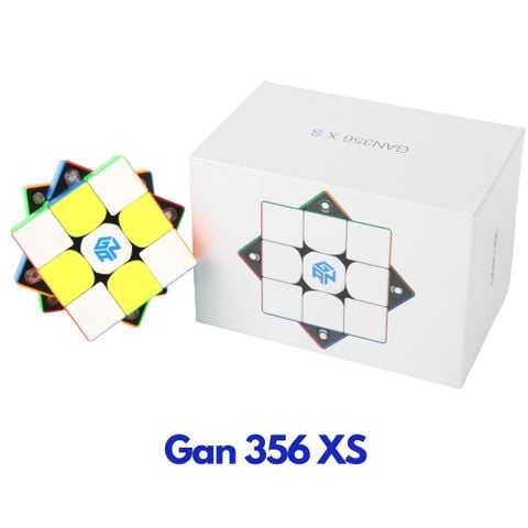  Rubik 3x3 Gan 356 XS Stickerless/ Gan 356 XS Stickerless (Có Nam Châm) - Zyo Rubik 