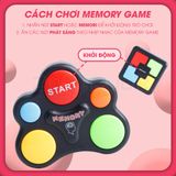  [ Đồ Chơi Trí Tuệ] Máy Trò Chơi Rèn Luyện Trí Nhớ IQ- Trò Chơi Điện Tử Cho Trẻ Em- Khối Rubik IQ Cầm Tay- Zyo Rubik 