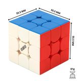  Rubik 3x3 Diansheng M Stickerless 2021 (Có Nam Châm)/ Diansheng 3M Stickerless 2021 ( Có Nam Châm ) - Zyo Rubik 