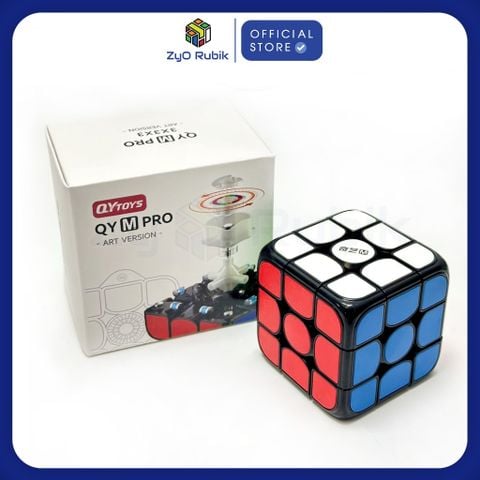  Rubik Qiyi M Pro 3x3 Sticker Art Version Bản Quốc Tế/ Nội Địa - Rubic 3 Tầng Có Nam Châm- Zyo Rubik 