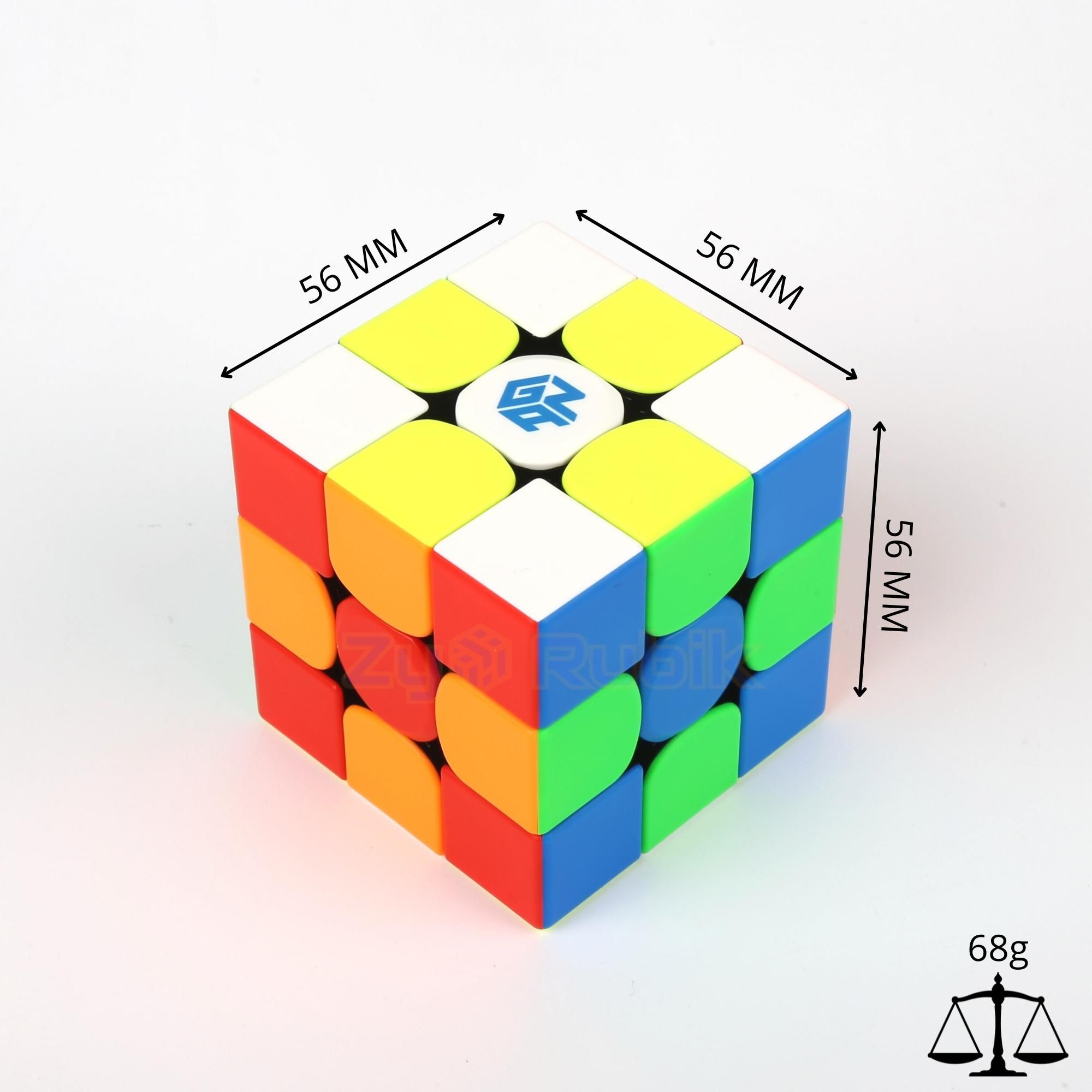  Rubik 3x3 Gan 356 XS Stickerless/ Gan 356 XS Stickerless (Có Nam Châm) - Zyo Rubik 