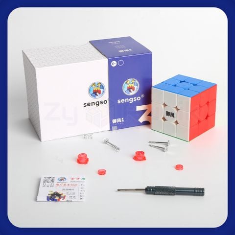  Rubik 3x3x3 Sengso Yufeng v1_v2 3x3 Stickerless Có Nam Châm- Đồ Chơi Trí Tuệ- Zyo Rubik 