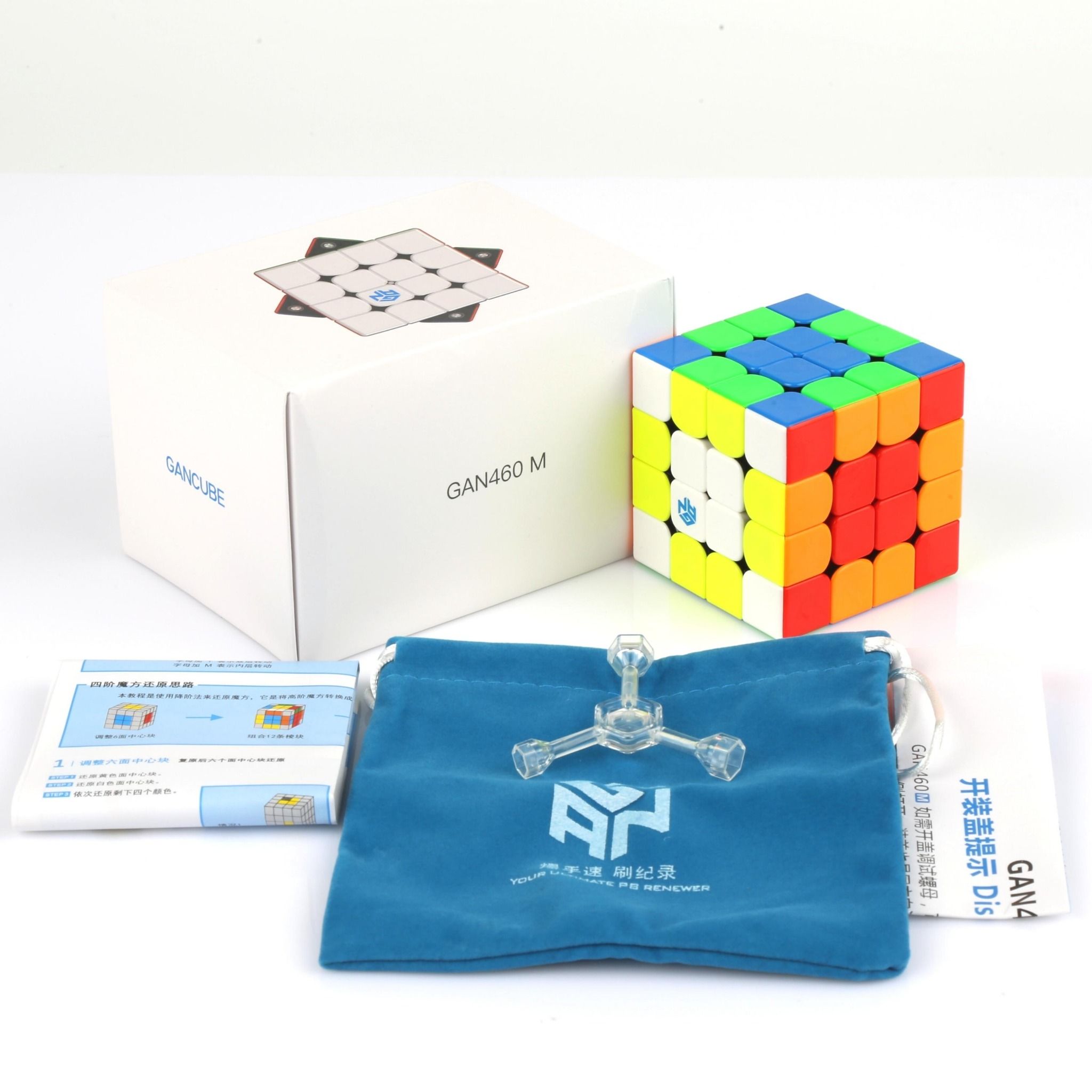  Rubik Gan 460 M - Đồ Chơi Tri Tuệ Khối Lập Phương 4 Tầng Nam Châm Dòng Cao Cấp Flagship - ZyO Rubik 