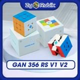 Rubik 3x3 Gan 356 RS V1-V2 - Rubic 3x3 cao cấp đến từ hãng Gan - Zyo Rubik 