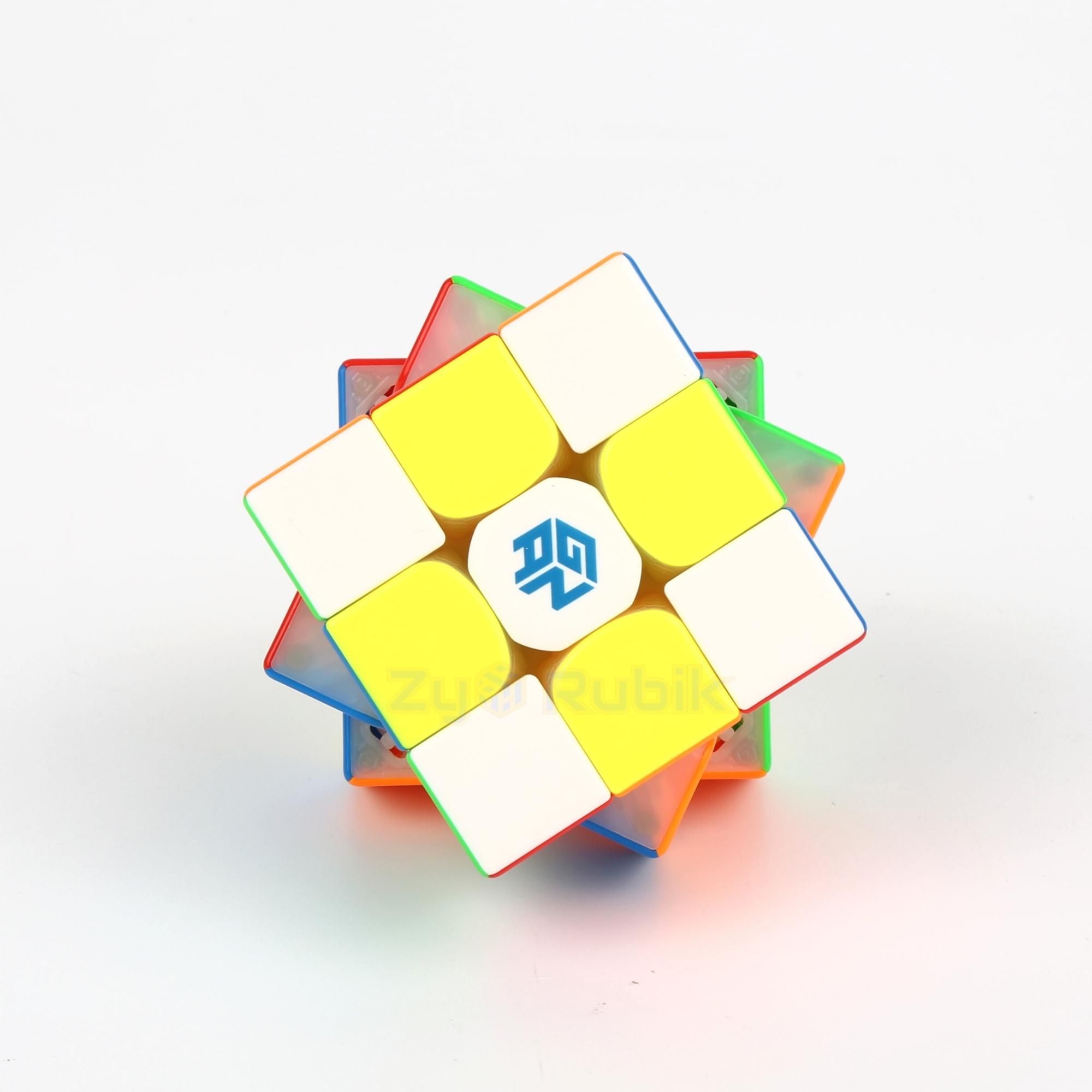  Rubik 3x3 GAN 12 SERIES 3 Maglev UV/ Maglev Matte / Gan 12M LEAP Stickerless không viền - ZyO Rubik 