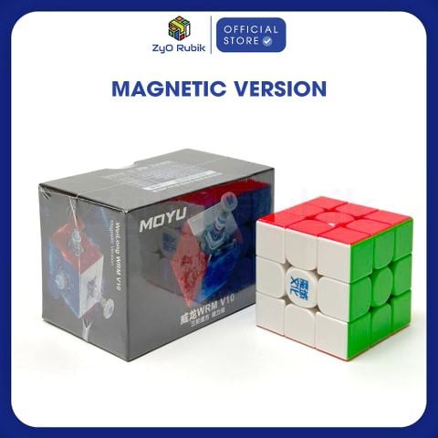  Rubik 3x3 Moyu Weilong Wrm V10 3X3 20 Core Magnetic /Maglev Ballcore UV- Đồ Chơi Trí Tuệ- Zyo Rubik 
