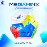  Rubik Gan Megaminx M Stickerless - Rubic Biến Thể 12 Mặt Có Nam Châm - Zyo Rubik 