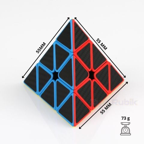  Rubik moyu meilong pyraminx carbon rubik tam giác moyu chính hãng 