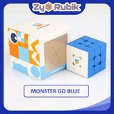  Rubik 3x3 GAN Monster Go Cloud Blue - Đồ Chơi Trí Tuệ Khối Lập Phương 3 Tầng (Stickerless Xanh Dương) - Zyo Rubik 