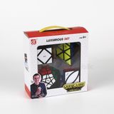  Combo Rubik/ Qiyi Set 3/ Qiyi Skewb, Qiyi Pyraminx, Qiyi Ivy, Qiyi Megaminx ( Viền Đen ) - ZyO Rubik 