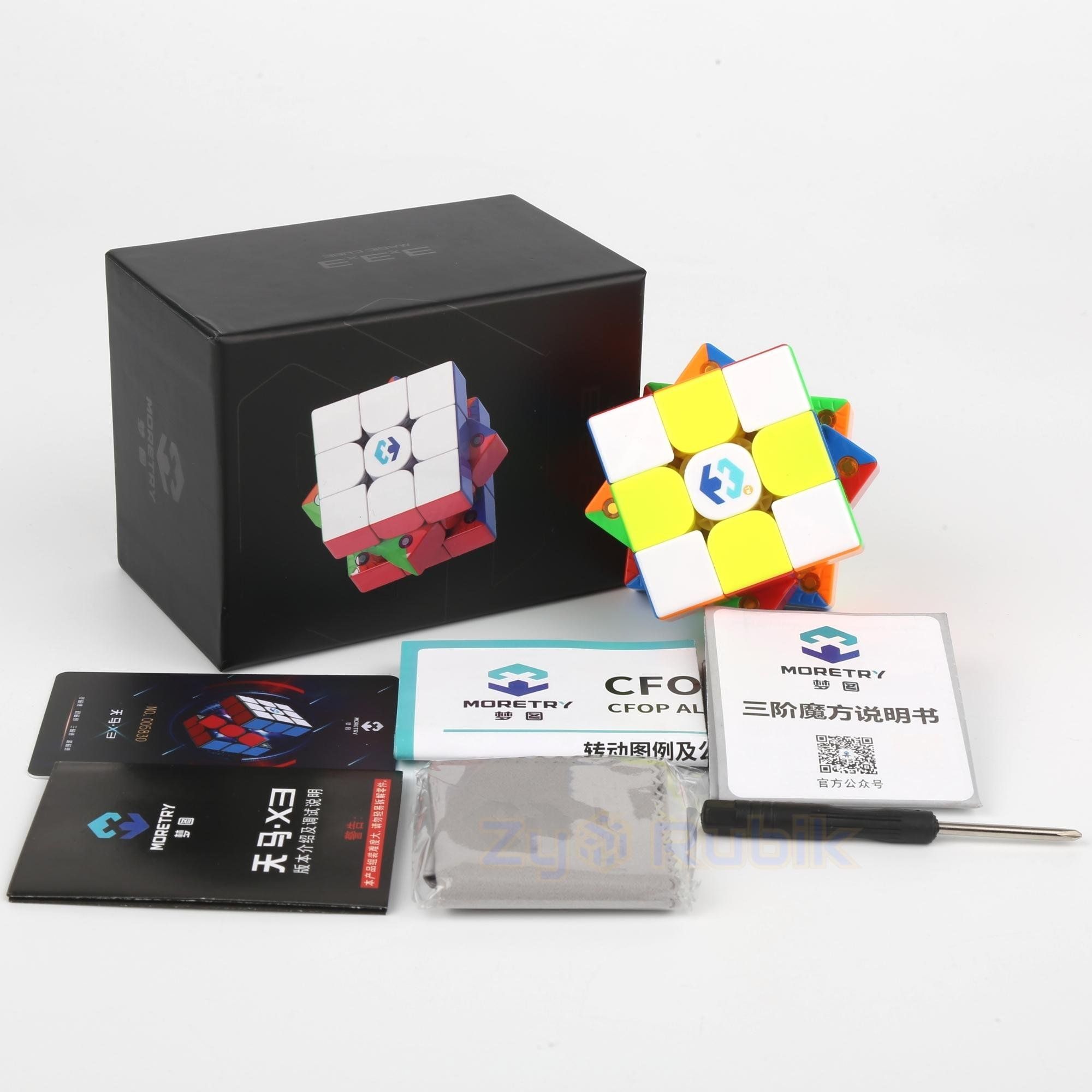  Rubik 3x3 TianMa X3 - Khối Lập Phương 3 Tầng 4 Phiên Bản ( Có Nam Châm ) - Moretry Tianma X3 - Zyo Rubik 