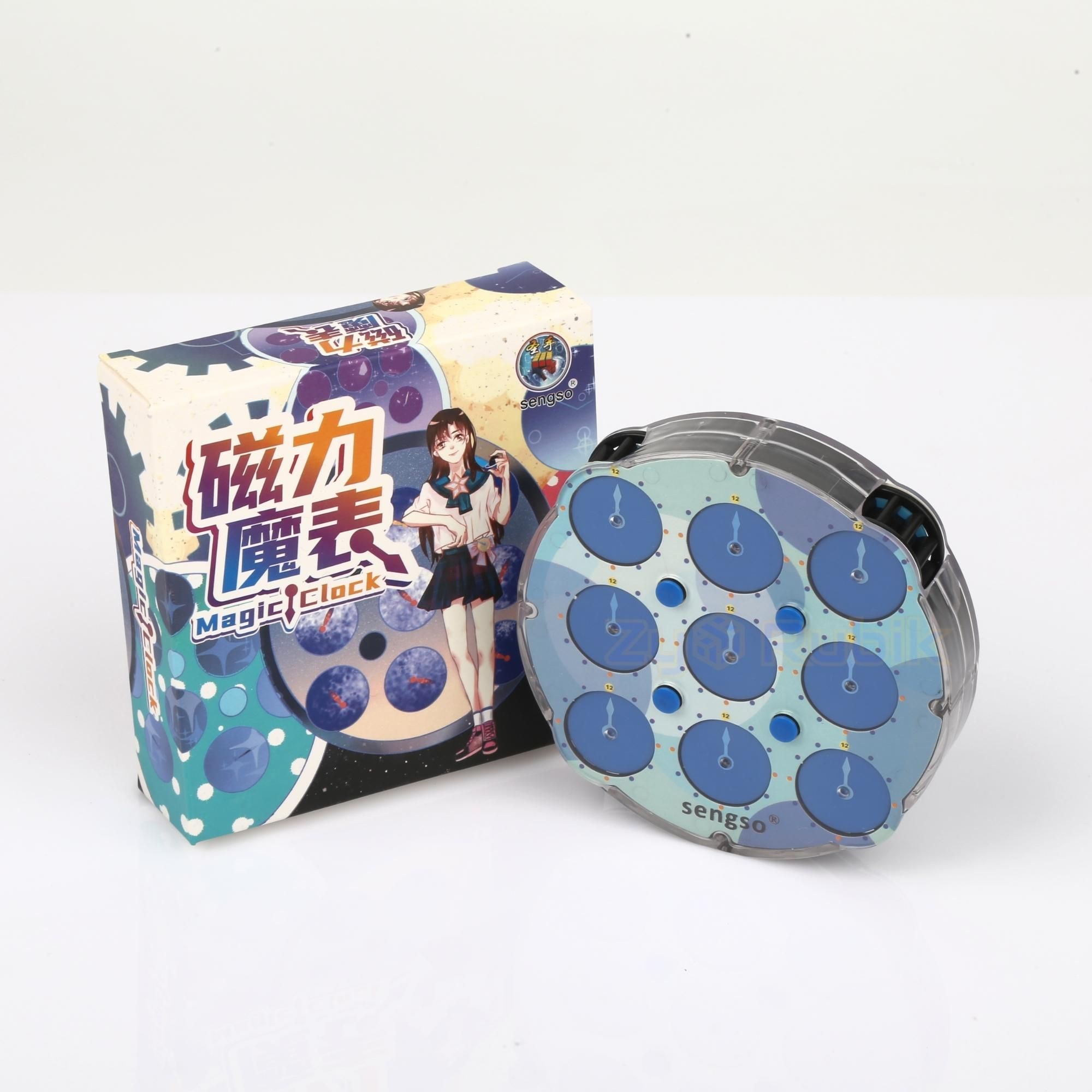  Rubik Clock shengshou Magnetic - Đồng Hồ Nam Châm SengSo - Đồ Chơi Trí Tuệ - Zyo Rubik 