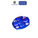  Rubik Biến Thể Qiyi Clock Blue Magnetic - Rubik Đồng Hồ Có Nam Châm - ZyO Rubik 