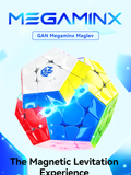  Rubik Gan Megaminx V2 2024 - Gan Megaminx Maglev UV - Rubik Biến Thể Gan 12 Mặt Có Nam Châm Cao Cấp - Zyo Rubik 