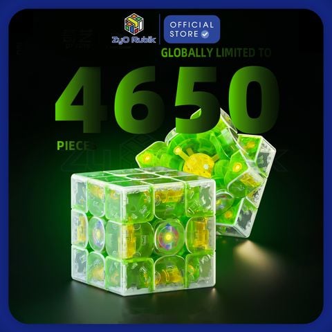  [TẶNG THẢM QIYI] Rubik Qiyi X-Man Tornado V3 3x3 Magnetic Pioneer (Firefly Limited Edition)- Zyo Rubik 