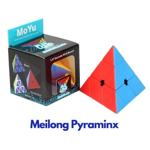  Rubik 3x3-Pyraminx-Moyu Meilong Stickerless - Đồ Chơi Rubik Biến Thể Tam Giác - ZyO Rubik 