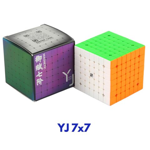  Rubik 7x7 YJ V2M - Đồ Chơi Trí Tuệ Khối Lập Phương 7 Tầng Stickerless Không Viền Có Nam Châm - Zyo Rubik 
