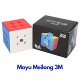  Rubik 3x3 Meilong 3M/ Moyu Meilong 3M Stickerless cao cấp ( Đã được hãng mod nam châm ) - ZyO Rubik 