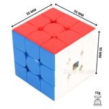  Rubik 3x3 Meilong 3M/ Moyu Meilong 3M Stickerless cao cấp ( Đã được hãng mod nam châm ) - ZyO Rubik 