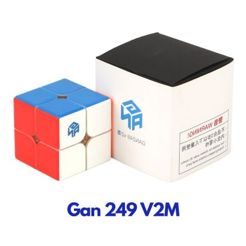  Rubik 2x2/ GAN 249 V2 M Stickerless (Có nam châm) - ZyO Rubik 