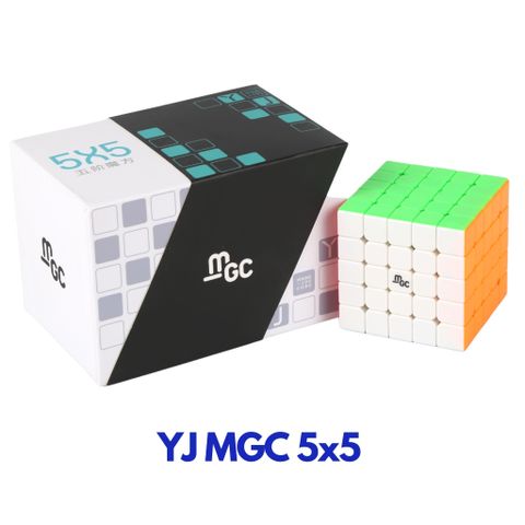  Rubik 5x5 YJ MGC 5x5 Có Nam Châm Stickerless Rubik 5x5x5 YongJun MGC 5x5 Không Viền (Hãng mod Nam châm) - Zyo Rubik 