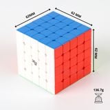  Rubik 5x5 YJ MGC 5x5 Có Nam Châm Stickerless Rubik 5x5x5 YongJun MGC 5x5 Không Viền (Hãng mod Nam châm) - Zyo Rubik 