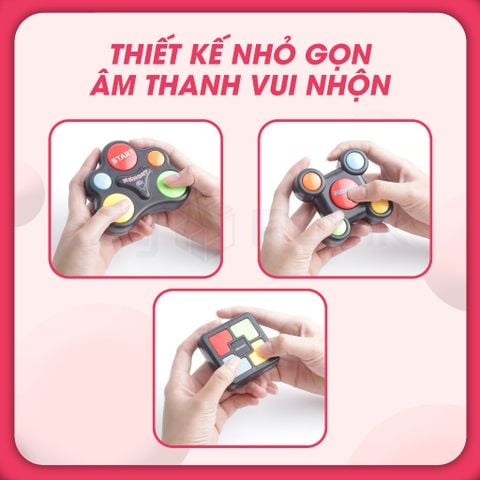  [ Đồ Chơi Trí Tuệ] Máy Trò Chơi Rèn Luyện Trí Nhớ IQ- Trò Chơi Điện Tử Cho Trẻ Em- Khối Rubik IQ Cầm Tay- Zyo Rubik 