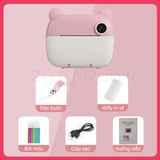  Máy Chụp Ảnh Mini Cho Bé-Camera In Lấy Liền Kỹ Thuật Số Số Siêu Cute Camera 4000W Pixels- Zyo Rubik 