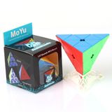  Rubik 3x3 Pyraminx Meilong Stickerless + Đế Qiyi Full màu - ZyO Rubik 