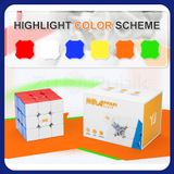 Rubik 3x3 YJ Appari Magnetic 2024 Speed Micro Actuator- Rubic Có Nam Châm- Zyo Rubik 