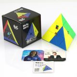  [Rubik biến thế] Rubik Kim Tự Tháp Meilong Pyraminx M Stickerless không viền ( Có nam châm ) - ZyO Rubik 