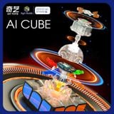  Rubik 3x3 AI Qiyi Smart Sticker/ Stickerless 2024- Rubik Thông Minh Kết Nối Bluetooth- Zyo Rubik 