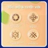  Rubik 3x3 YJ Appari Magnetic 2024 Speed Micro Actuator- Rubic Có Nam Châm- Zyo Rubik 