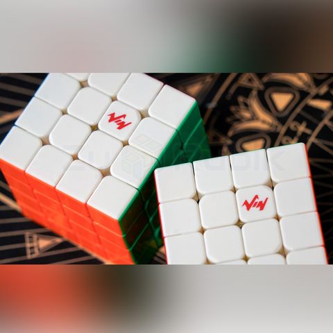  Rubik 4x4 Vin Cube 2 Phiên Bản Glossy/ UV Coated Version Stickerless- Rubic 4 Tầng Stickerless Hãng Vin- Zyo Rubik 