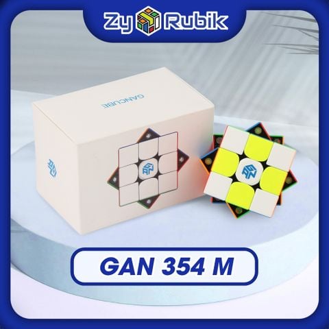  Rubik Gan 354 M Stickerless Không Viền 2 Phiên Bản Standard/ Advanced Version ( Có Nam Châm ) 