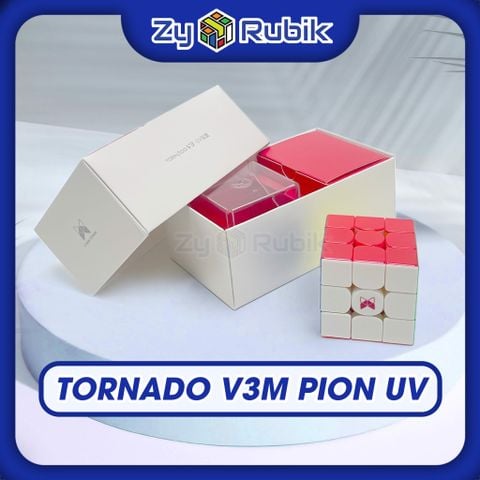  Rubik 3x3 Qiyi X-Man Tornado V3 M - Cube Flagship thi đấu chuyên nghiệp - Zyo Rubik 