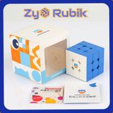  Rubik 3x3 GAN Monster Go Cloud Blue - Đồ Chơi Trí Tuệ Khối Lập Phương 3 Tầng (Stickerless Xanh Dương) - Zyo Rubik 