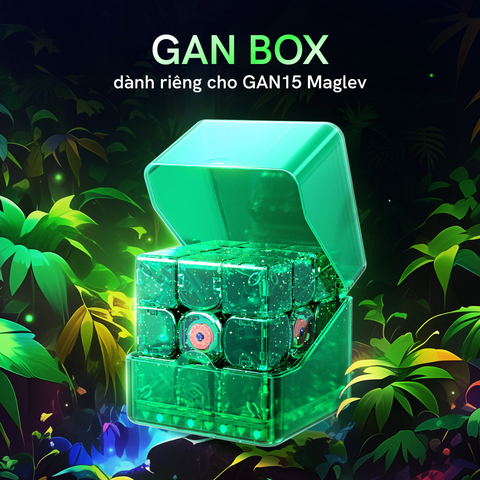 [HÀNG MỚI VỀ] Rubik 3x3 GAN15 Maglev EmeraldoX 2025 Limited Edition - ZyO Rubik 