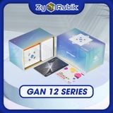  Rubik 3x3 GAN 12 SERIES 3 phiên bản Maglev UV/ Maglev Matte / Gan 12M LEAP Stickerless không viền - ZyO Rubik 