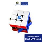  [NEW] Rubik 3x3 - GAN 15 New Black UV Coated - Đồ Chơi Trí Tuệ - Zyo Rubik 