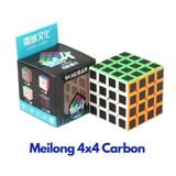  Rubik Carbon 4x4 - MoYu MeiLong - Đồ Chơi Trí Tuệ Khối Lập Phương Rubik 4 Tầng Meilong Carbon 