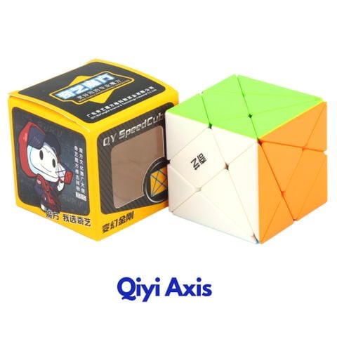  Rubik Biến Thể/QiYi Axis/Stickerless - Đồ Chơi Rubik - ZyO Rubik 