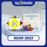  Rubik 3x3 Moyu Super RS3M 2022 - Đồ Chơi Trí Tuệ - Khối Lập Phương 3 Tầng Stickerless Có Nam Châm - Zyo Rubik 