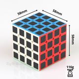  Rubik Carbon 4x4 - MoYu MeiLong - Đồ Chơi Trí Tuệ Khối Lập Phương Rubik 4 Tầng Meilong Carbon 