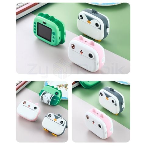  Máy Chụp Ảnh Mini Cho Bé-Camera In Lấy Liền Kỹ Thuật Số Số Siêu Cute Camera 4000W Pixels- Zyo Rubik 