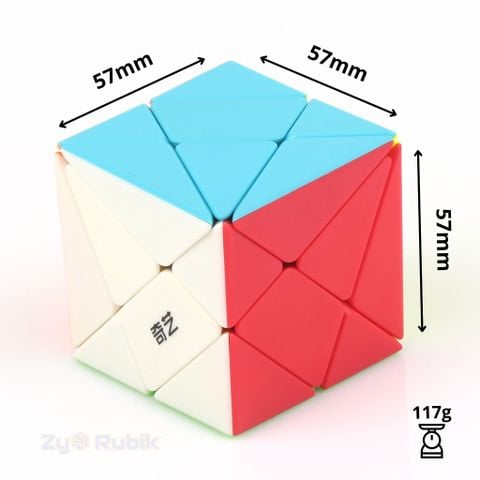  Rubik Biến Thể/QiYi Axis/Stickerless - Đồ Chơi Rubik - ZyO Rubik 