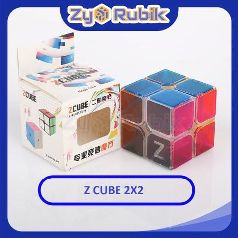  Rubik Biến thể Thạch anh Jelly 2x2 Zcube - Zyo Rubik 