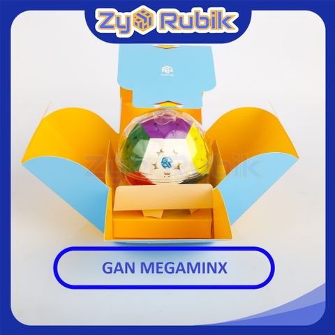  Rubik Gan Megaminx M Stickerless - Rubic Biến Thể 12 Mặt Có Nam Châm - Zyo Rubik 